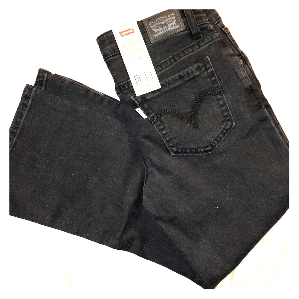 Black girls Levi’s.  Boot cut, size 10 regular.